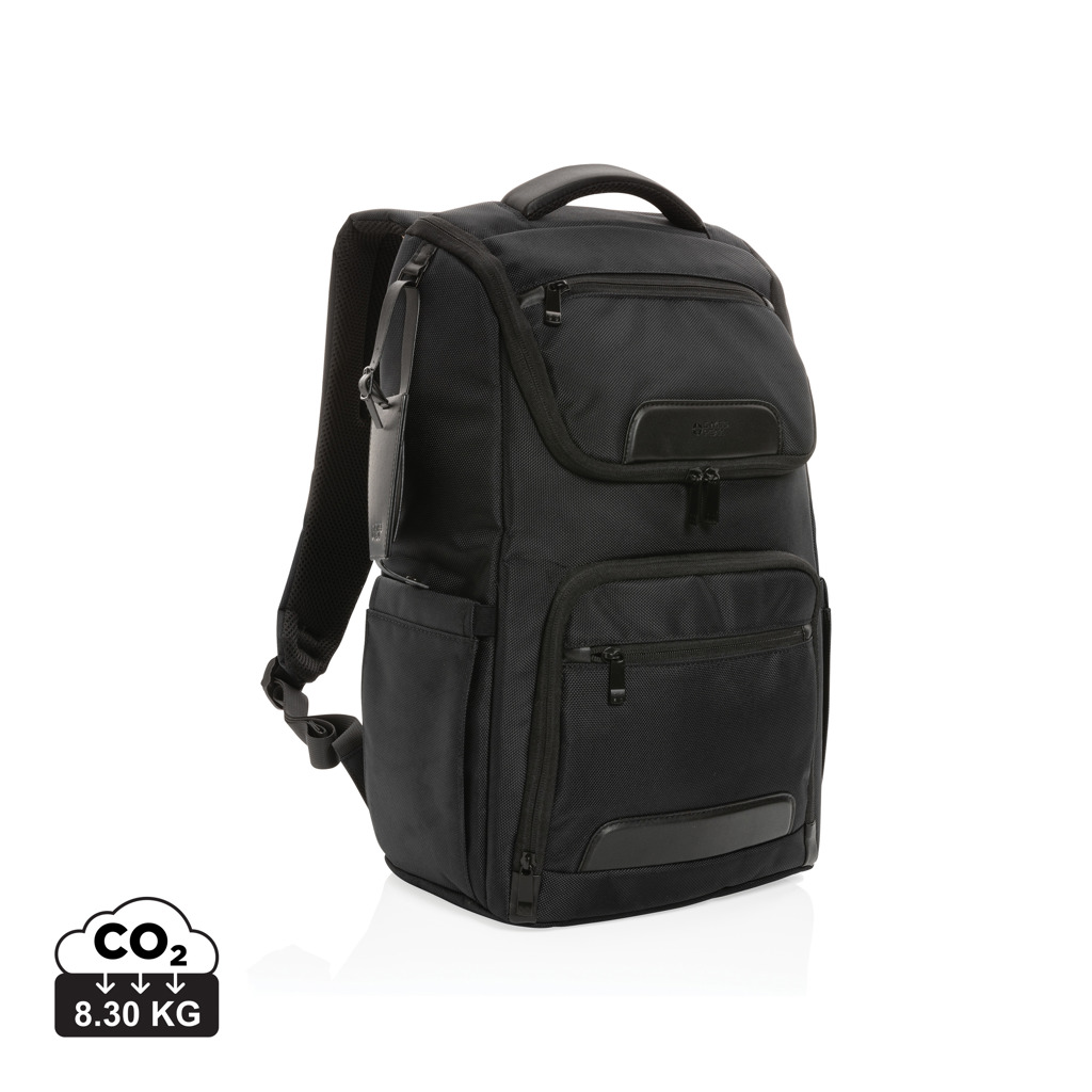 „Swiss Peak AWARE™ RPET Voyager“ 15,6 colių nešiojamojo kompiuterio kuprinė