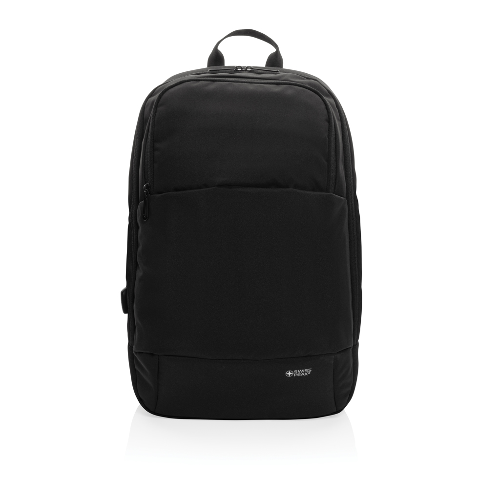 „Swiss Peak AWARE™“ modernus 15,6 colių nešiojamojo kompiuterio kuprinė - Image 3