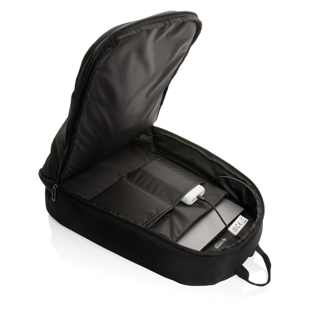 „Swiss Peak AWARE™“ modernus 15,6 colių nešiojamojo kompiuterio kuprinė - Image 7
