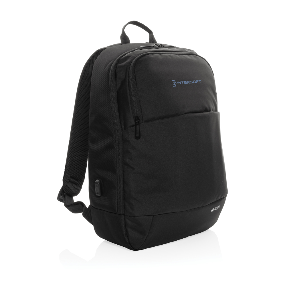 „Swiss Peak AWARE™“ modernus 15,6 colių nešiojamojo kompiuterio kuprinė - Image 9