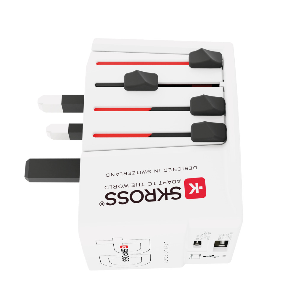SKROSS pasaulinis kelioninis adapteris MUV 65 W PD su USB-C kabeliu - Image 7