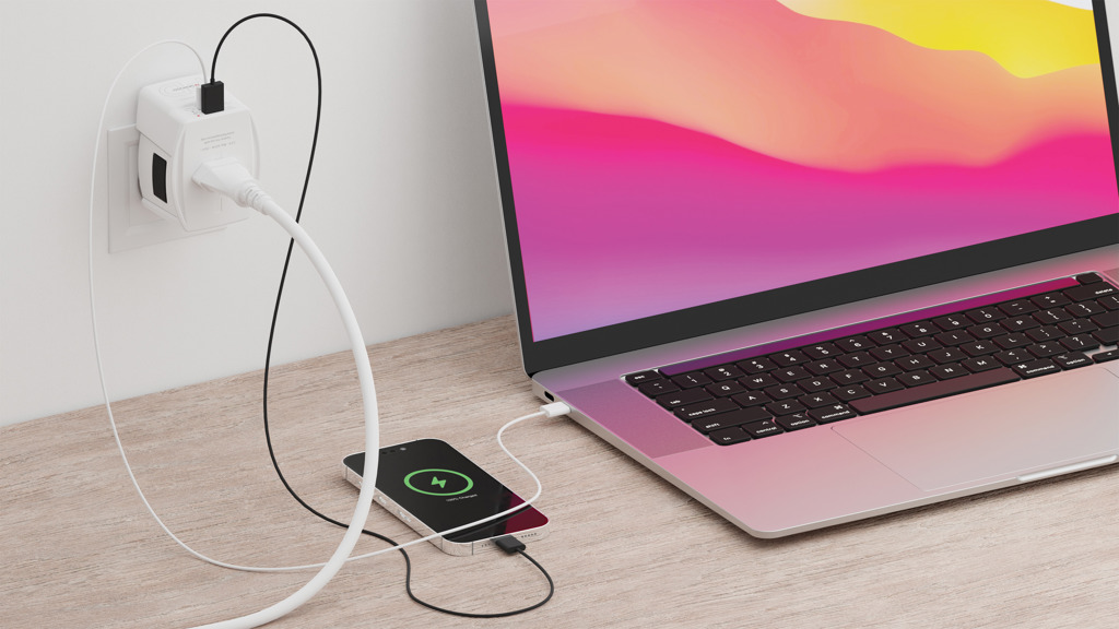 SKROSS pasaulinis kelioninis adapteris MUV 65 W PD su USB-C kabeliu - Image 8