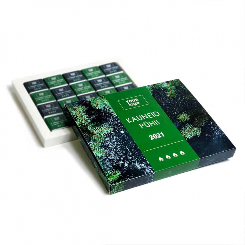 Šokolado rinkinys „Pen-box 20“ 100 g