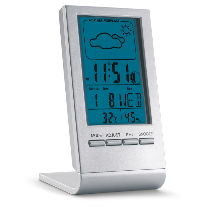 Oro stotis su mėlynu LCD ekranu