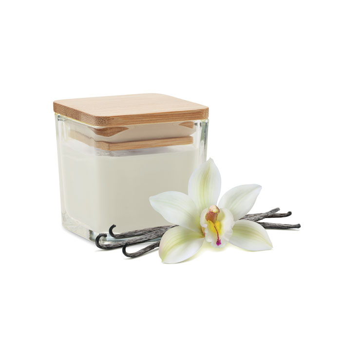 Kvadratinė aromatinė žvakė, 50 g