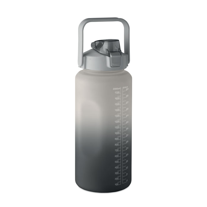 RPET vandens butelis, 2000 ml