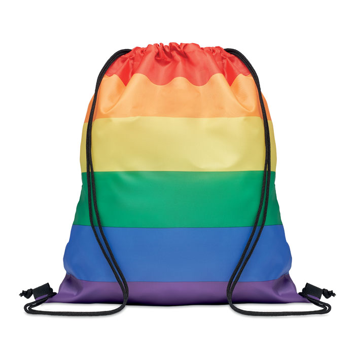 „Rainbow“ RPET maišelis su raišteliais