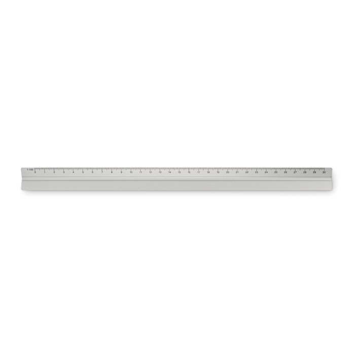 30 cm ilgio aliumininė liniuotė
