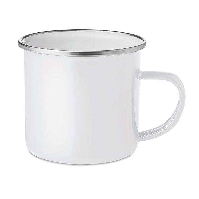 Sublimacijos puodelis su emalio danga, 350 ml