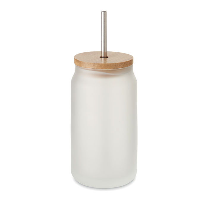 Sublimacijos stiklainis „Mason Jar“, 400 ml