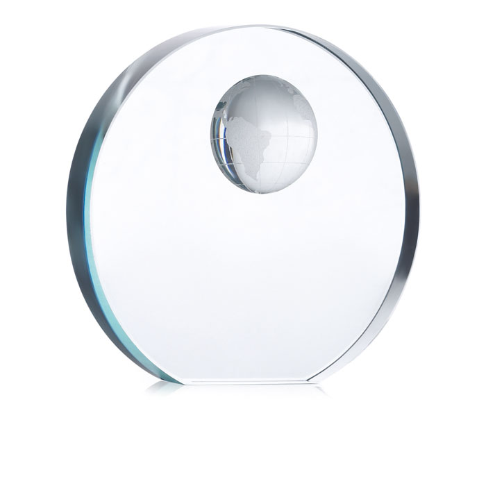 Stiklinis „Globe“ trofėjus