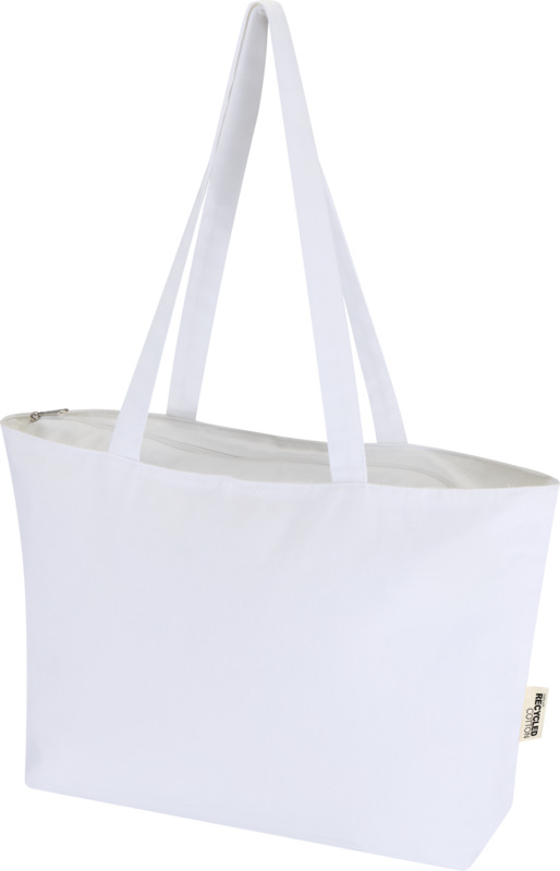 Ningbo 320 g/m² medvilninė rankinė su užtrauktuku, 15 l talpos - Image 2