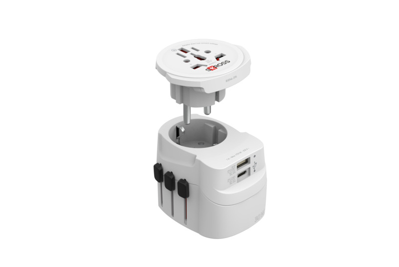 SKROSS® PRO Light USB AC30PD universalus maitinimo adapteris