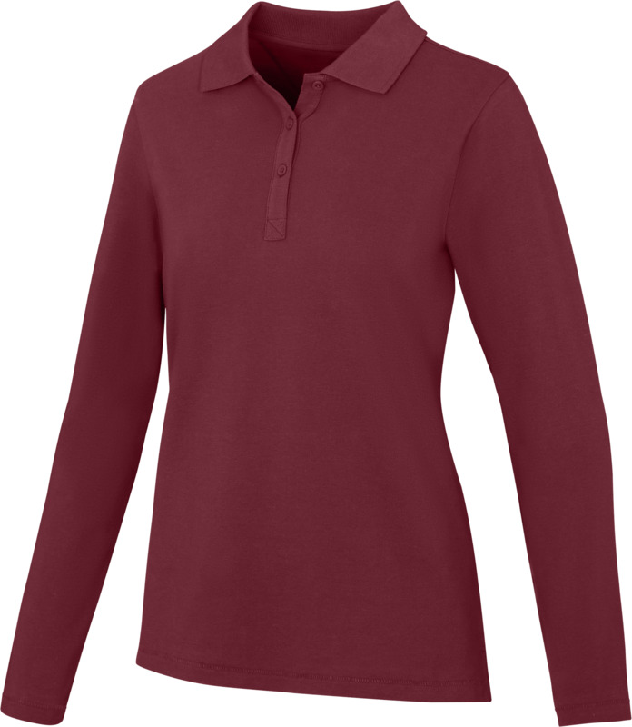 „Calgary“ 180 g/m² moteriškas polo marškinėlis su ilgomis rankovėmis - Image 3