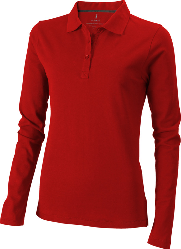 „Calgary“ 180 g/m² moteriškas polo marškinėlis su ilgomis rankovėmis - Image 4