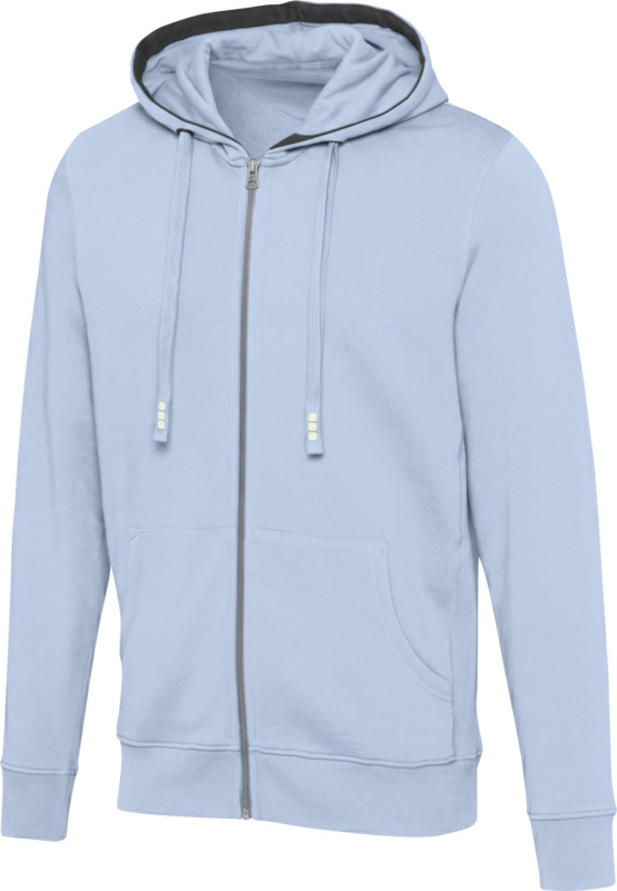 „Arora“ 300 g/m² unisex džemperis su gobtuvu ir užtrauktuku per visą ilgį - Image 7