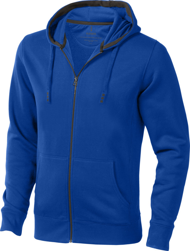 „Arora“ 300 g/m² unisex džemperis su gobtuvu ir užtrauktuku per visą ilgį - Image 8