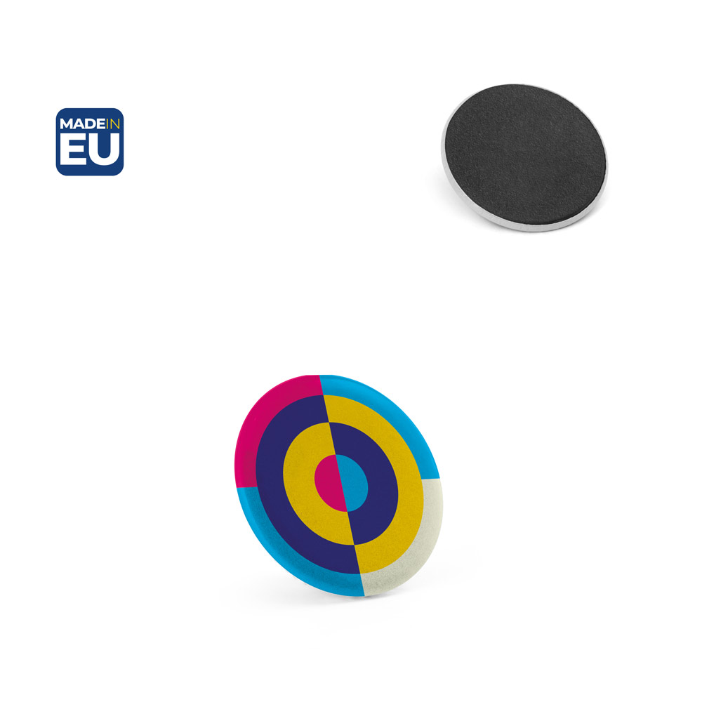 Button PIN 2. Magnetic button badge