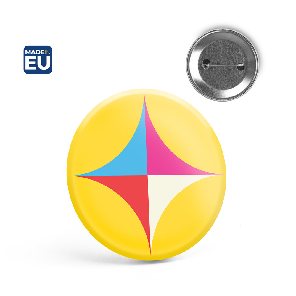 Button PIN 9. Button pin badge