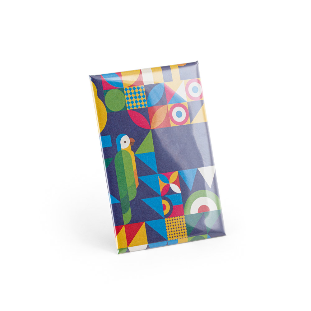 Button PIN 13. Vertical rectangular pin badge - Image 3