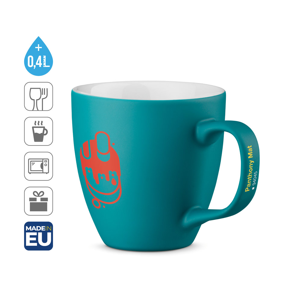 PANTHONY MAT. 450 ml porcelianinis puodelis su „Hydroglaze“ danga - Image 5