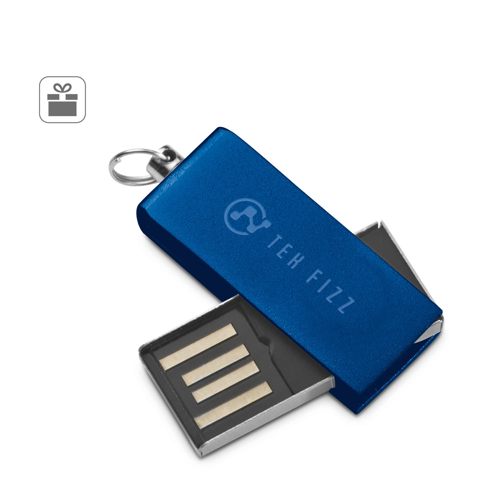 SIMON 8 GB. 8 GB talpos UDP „mini“ USB atmintinė, pagaminta iš aliuminio - Image 3
