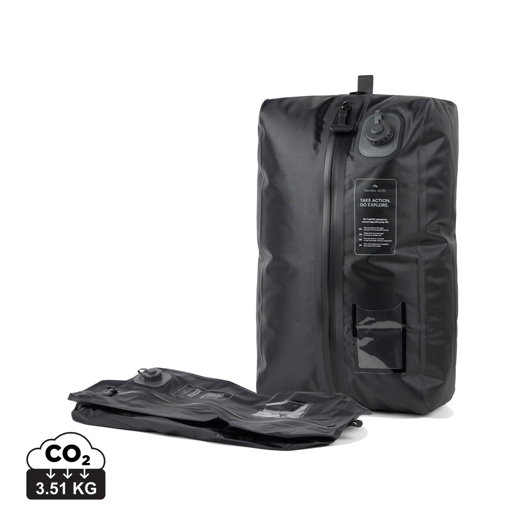 „Nordic Drift Trail RCS IPX 8“ vakuuminis maišas su siurbliu, 20 l