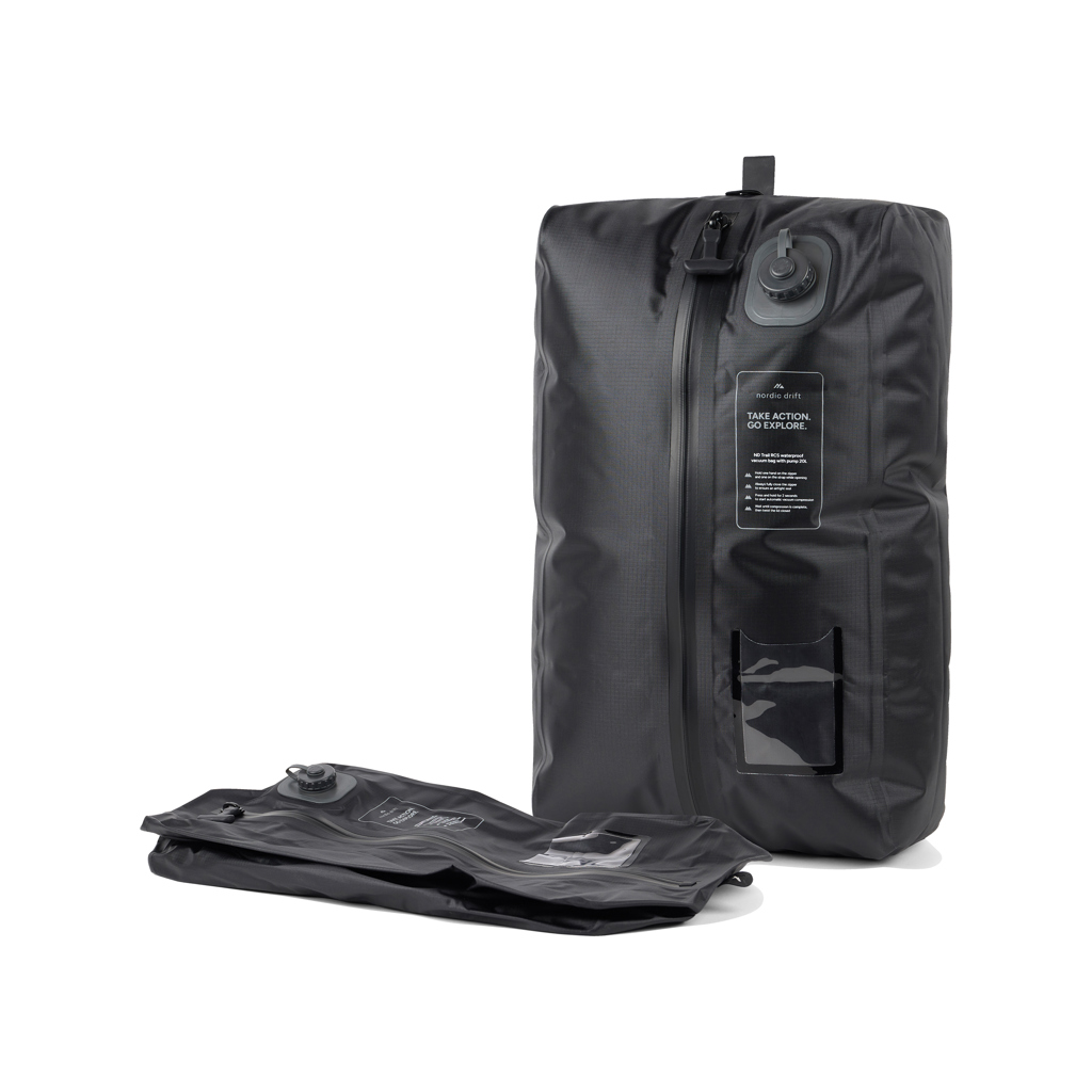 „Nordic Drift Trail RCS IPX 8“ vakuuminis maišas su siurbliu, 20 l