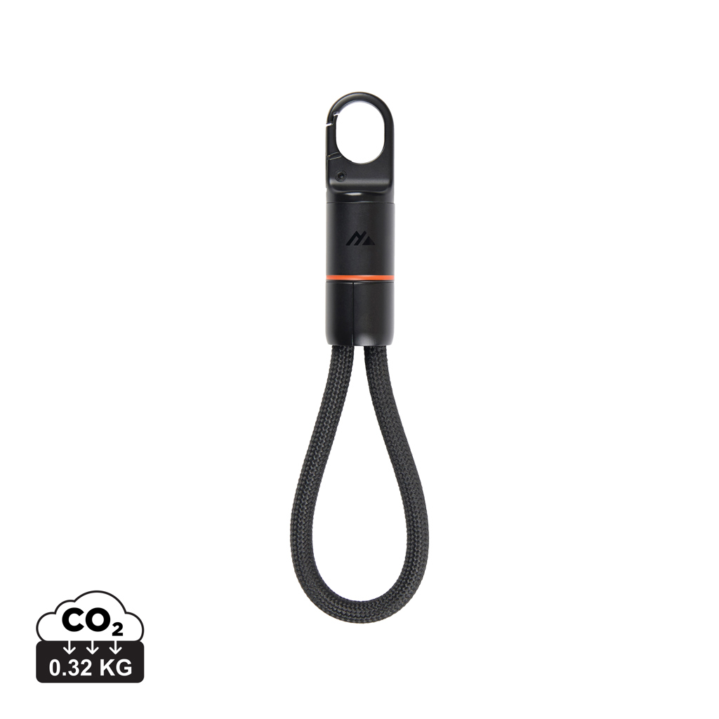„Nordic Drift Everest“ USB-C 60 W greitojo įkrovimo karabinas su kabeliu