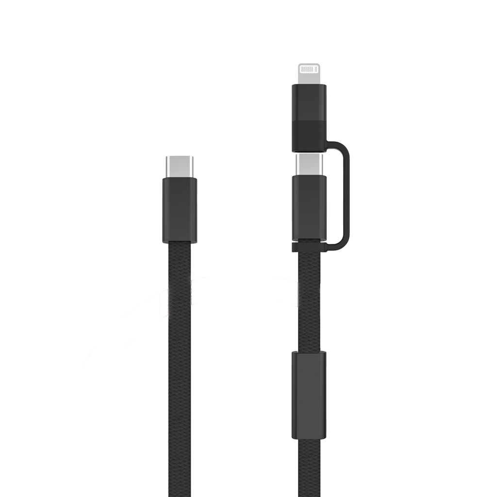 „Arc RCS“ 60 W, 120 cm, „2-in-1“ greitojo įkrovimo laidas