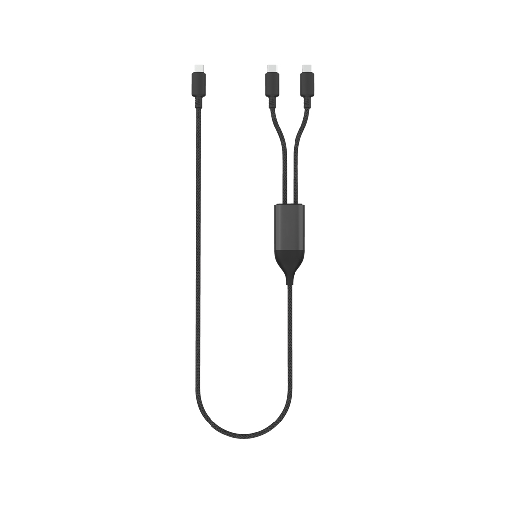 „Terra“ 100 W RCS kabelis su dviem USB-C išėjimais