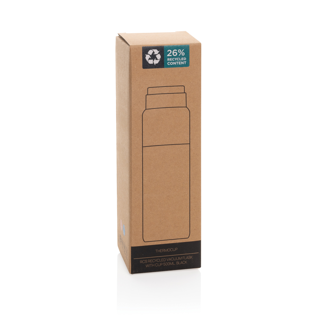 „Thermocup RCS“ vakuuminis termosas iš perdirbtų medžiagų su puodeliu, 500 ml - Image 10