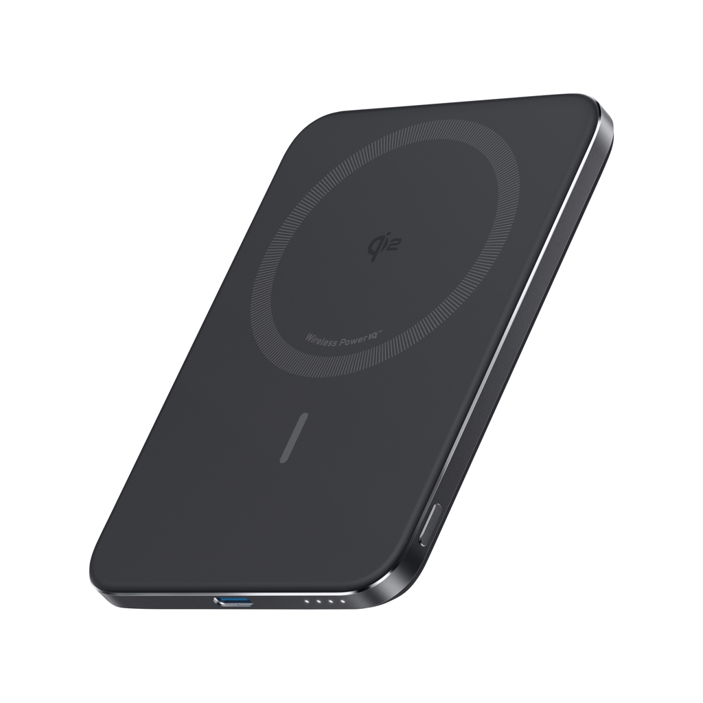 „Anker Nano“ belaidis išorinis akumuliatorius „5K 15W MagGo slim Qi 2.0“