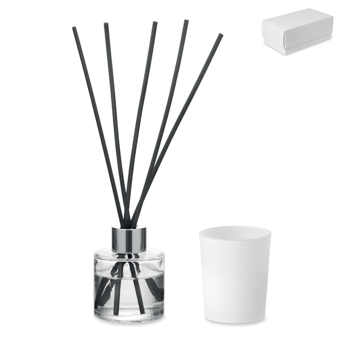 Vanilės aromatizatoriaus ir žvakės rinkinys