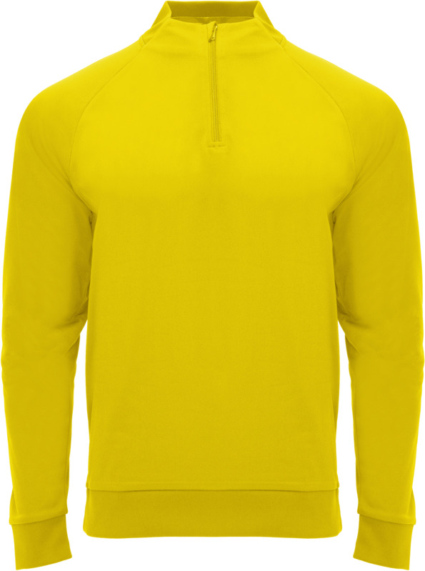 „Epiro“ 200 g/m² unisex džemperis su ilgomis rankovėmis ir ketvirtine užtrauktuku