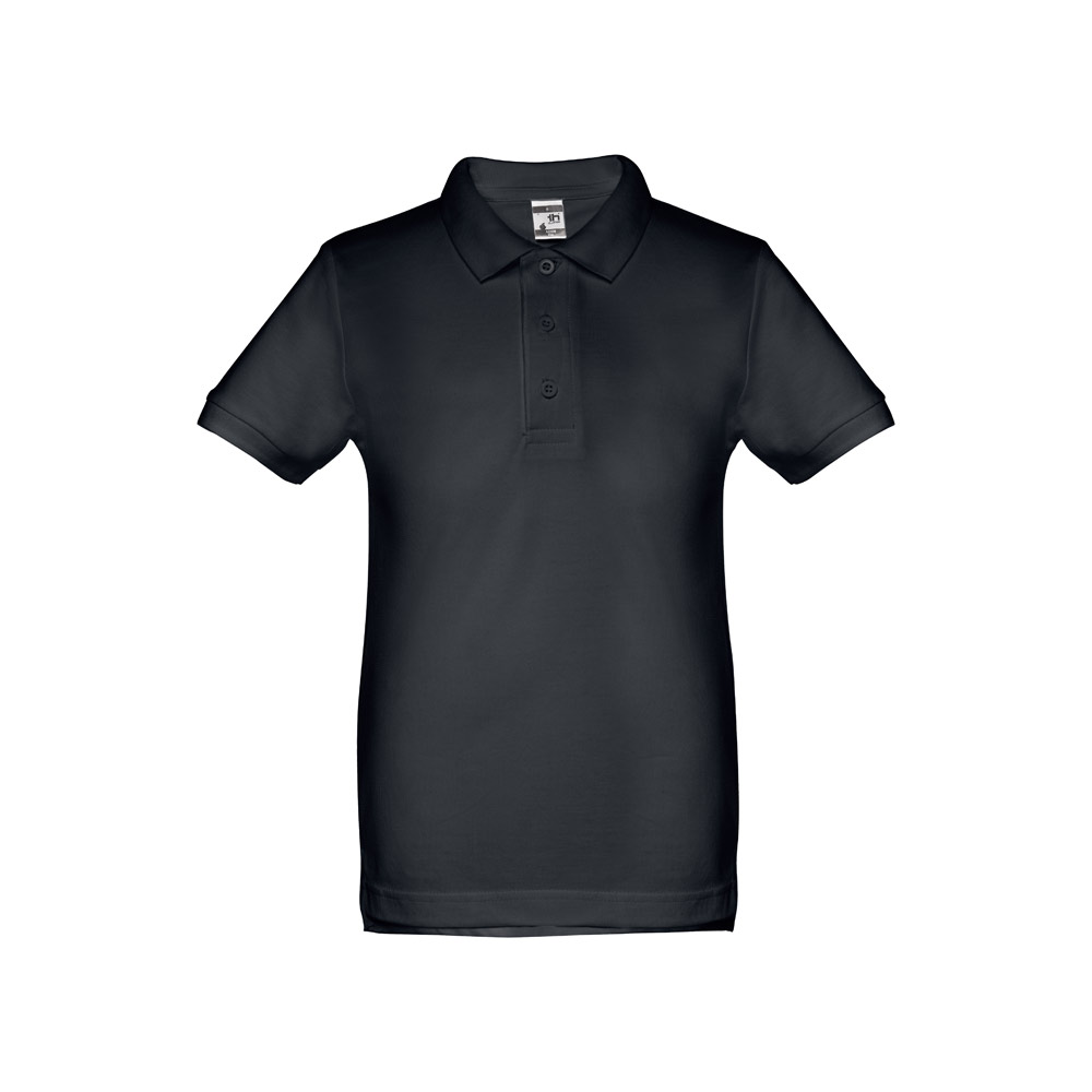 THC ADAM KIDS II. Vaikiškas trumpomis rankovėmis 100 % medvilninis piqué stiliaus polo marškinėlis (unisex)