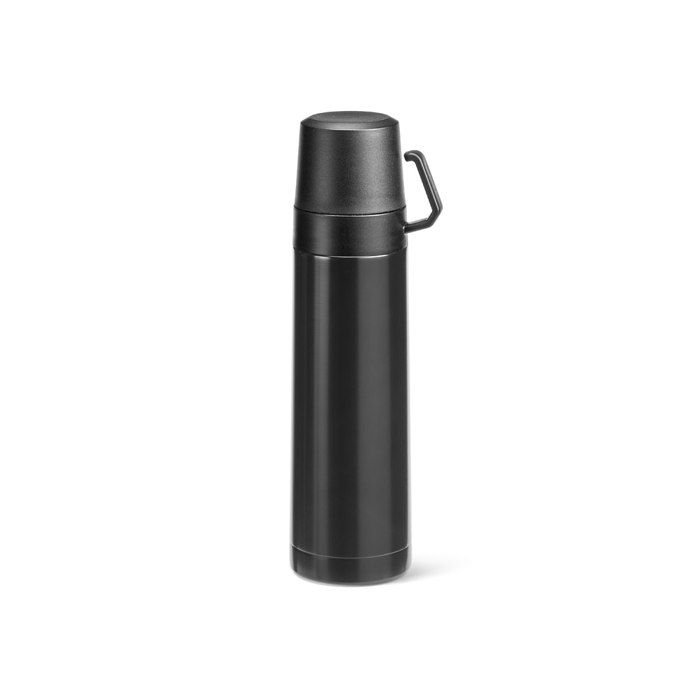 SAFE. Nerūdijančio plieno ir PP termosas, 490 ml - Image 2