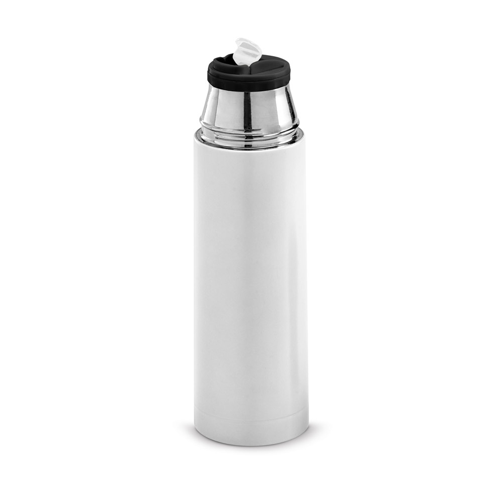SAFE. Nerūdijančio plieno ir PP termosas, 490 ml - Image 5