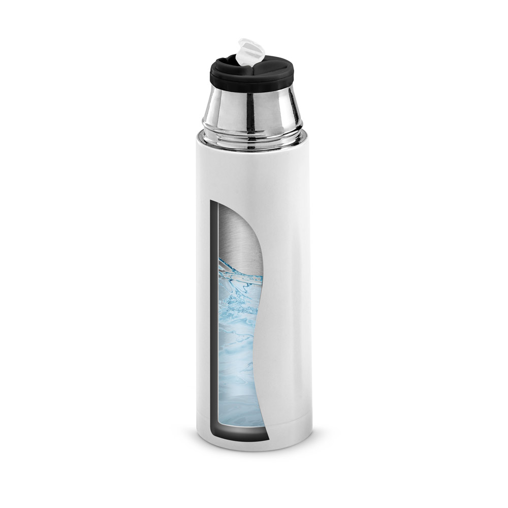 SAFE. Nerūdijančio plieno ir PP termosas, 490 ml - Image 7