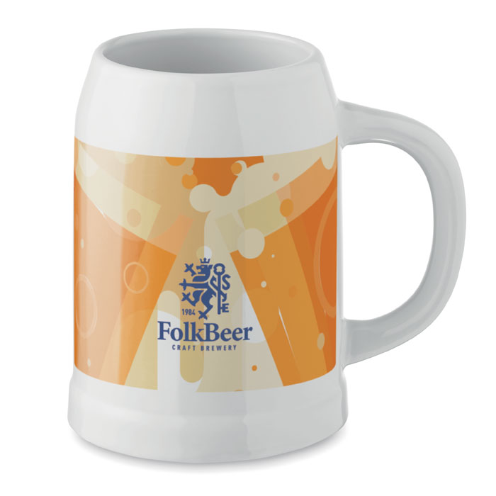 Sublimacijos technologija pagamintas alaus bokalas, 500 ml - Image 2