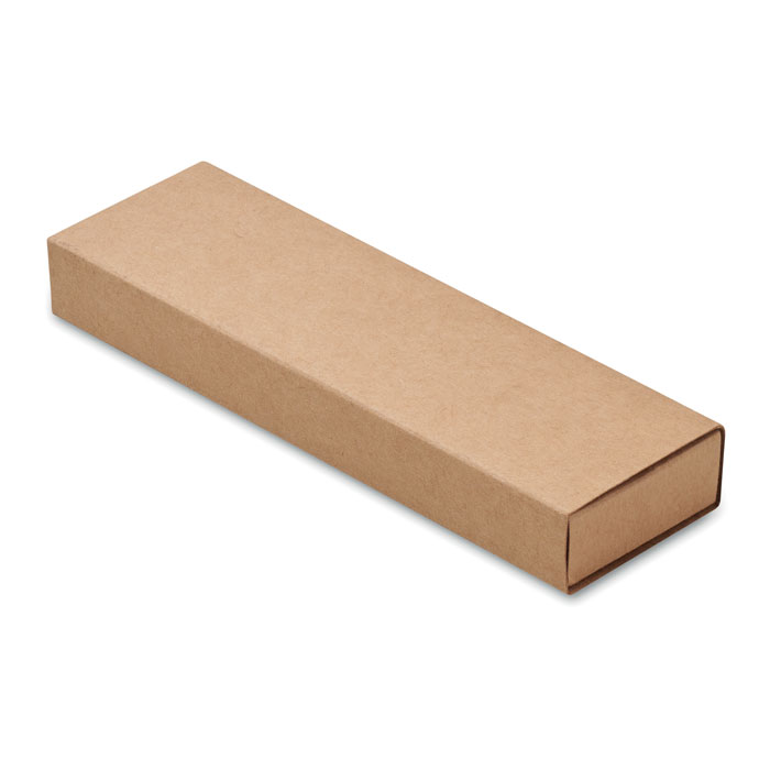 Kviečių šiaudų ir ABS plastiko sukiojamųjų rašiklių rinkinys - Image 3