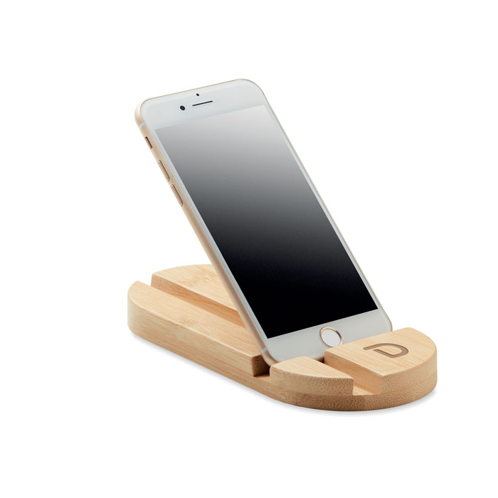 Bambuko planšetinio kompiuterio / išmaniojo telefono laikiklis - Image 4